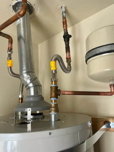 Water heater installation and plumbing repair in Yorktown